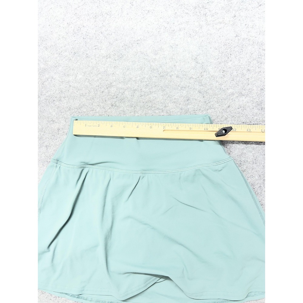 Lululemon Align High Rise Skirt Womens 6 Green Athletic Lined Tennis LW8ALWS - Picture 5 of 8